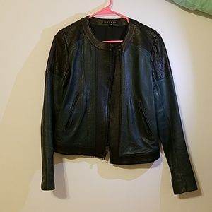 NWOT Theory Leather Jacket